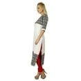 thumbnail image 1 of Bimba Women Indian Tunic 3/4 Sleeve Rayon custom Kurta Kurti Casual Summer Top, 1 of 5