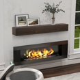 thumbnail image 4 of 48" Rustic Wood Fireplace Mantel | Wall-Mounted & Floating Shelf for Home Decor, 4 of 6