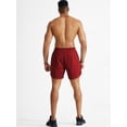 thumbnail image 2 of Cadmus Men's 2 in 1 Running Shorts with Liner,Dry Fit Workout Shorts with Pockets,2 Pack,Black/Red,2XL, 2 of 8