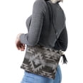 thumbnail image 3 of PacificPlex Womens Western Southwestern Print Crossbody Clutch Bag, Gray, 3 of 7