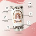 thumbnail image 3 of Dental Assistant Gifts for Women - Stainless Steel Leopard Nutrition Facts Tumbler Cup 20oz for Dental Assistant - Dental Assistant Appreciation Travel Mug, 3 of 5