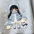thumbnail image 5 of 6-7T Boys Girl Clothes Set Crewneck Sweatshirt Long Sleeve Tops + Jogger Pants Fall Winter Outfits 3T 4T 5T 6T 7T 8T 9T 10T Kids Grey Outfits, 5 of 7