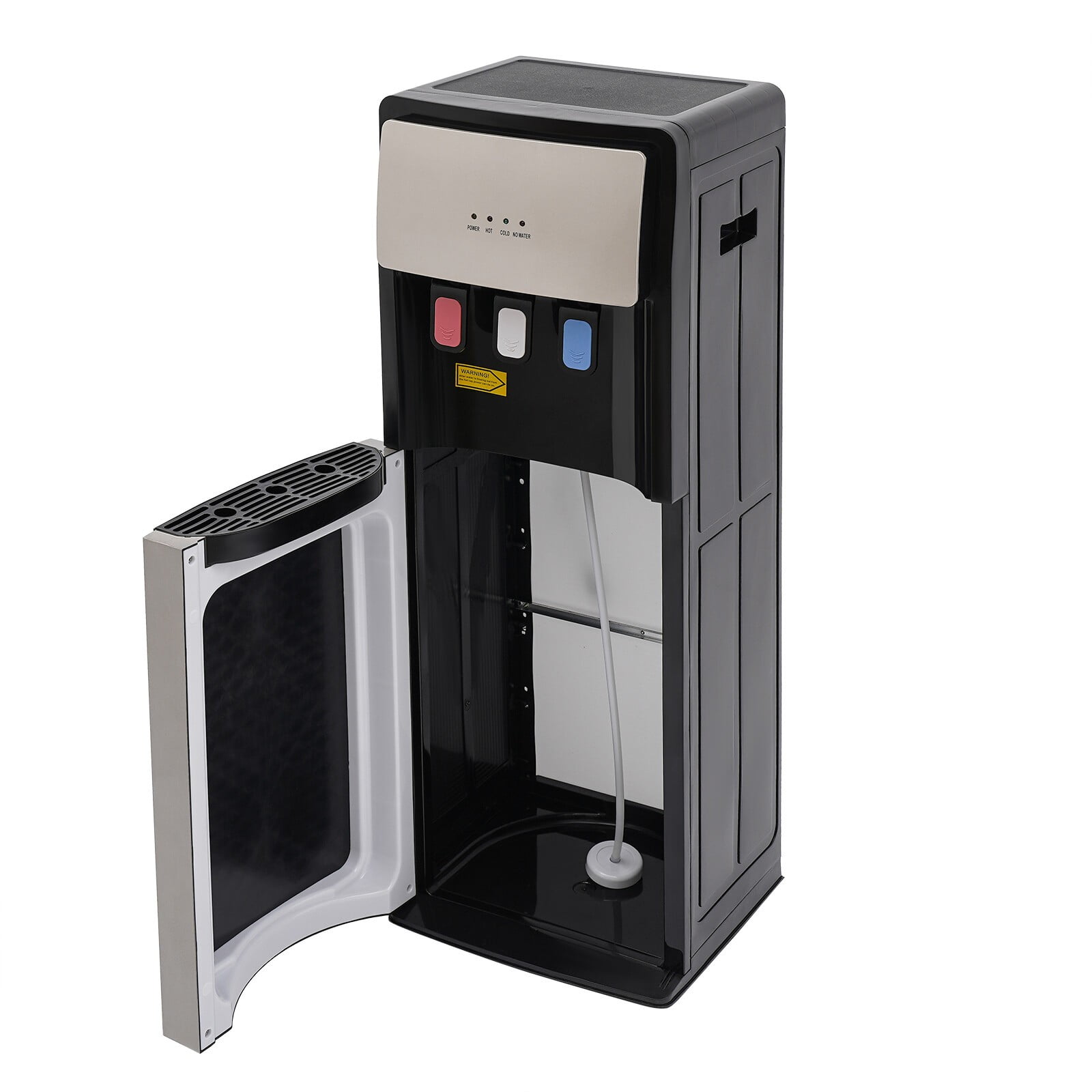 Bottom Loading Water Dispenser, 3-Temperature Hot & Cold Water Cooler with 1.32Gal/H Heating & 0.53Gal/H Cooling,Home & Office Water Fountain Dispenser with Leakproof Drip Tray