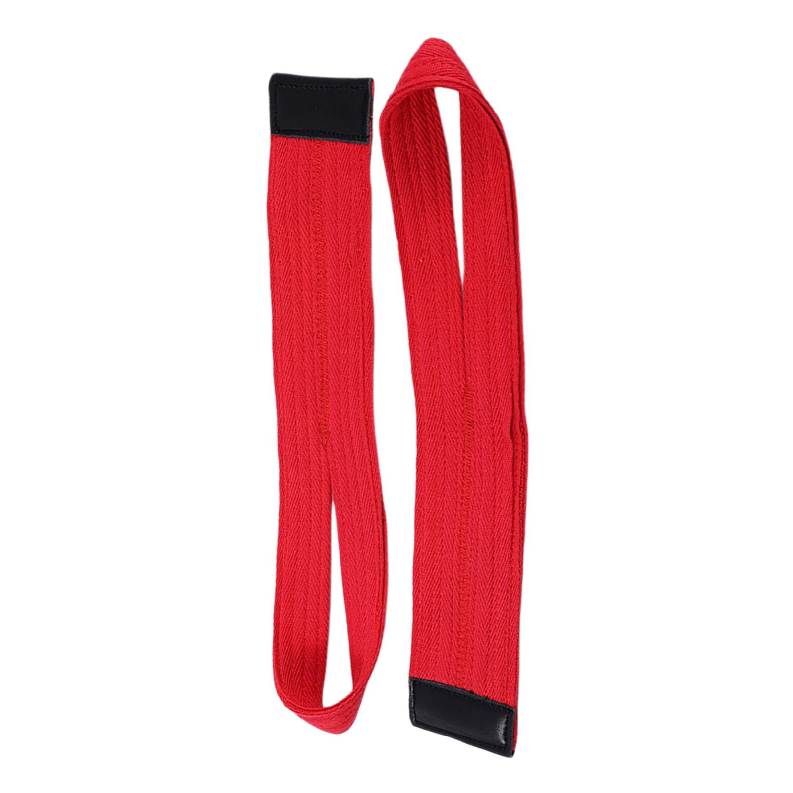harayaa 4xWeight Lifting Straps Fitness Accessories for Weightlifting Red 4 Pcs
