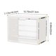 thumbnail image 3 of Storage Display Rack | Transparent Hand Puppet Display Case - Multifunctional Stackable Storage Organizer with Removable Partition | 27x22x18cm Plastic Box | Clear Cover, 3 of 6