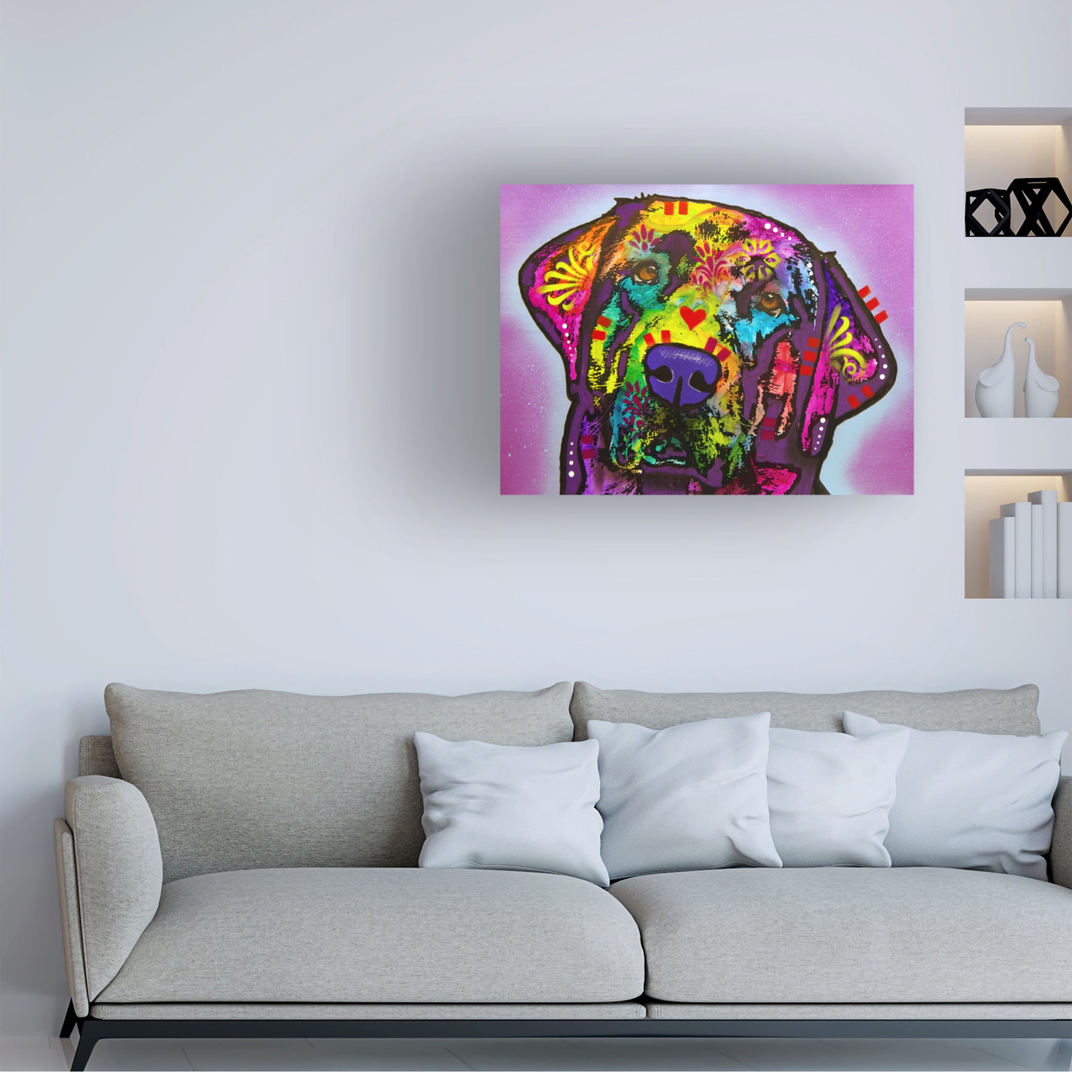 Canvas Wall Art - Dean Russo 'Labb' Wall Art for Living Room, Bedroom, or Office Décor by Trademark Fine Art - 47 x 35 Inches