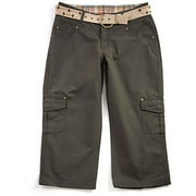 Riders - Women's Crimp Cargo Capri Pants with Belt