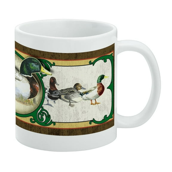 Duck Deco Mallard Hunting White Mug
