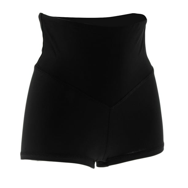 las mujeres estiran gimnasio yoga pantalones cortos de deporte bailando con pantalones flacos calientes s negro Sunnimix Hot Pants Shorts