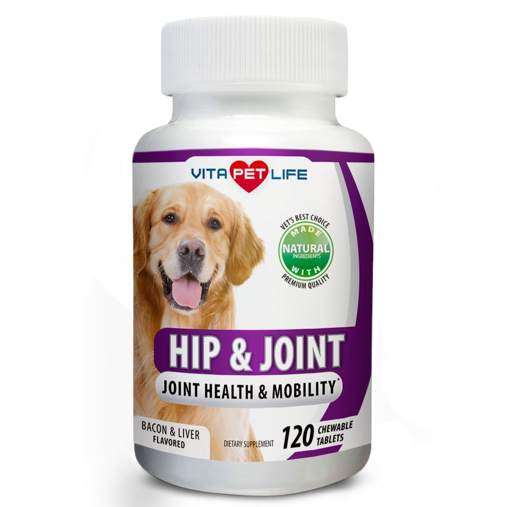 Hip and Joint Support for Dogs,Glucosamine, MSM, Chondroitin, Pain