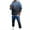 Black, variant on jsaierl Mens Tracksuits 2 Piece Long Sleeve Hooded Athletic Sweatsuits Casual Gradient Pullover Jogging Suit Sets