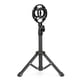 thumbnail image 1 of Trípode Soporte de trípode para micrófono de mesa Soporte de micrófono de escritorio Trípode de micrófono de metal con soporte de micrófono para grabación en tiempo real Abody Trípode, 1 of 6