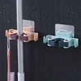 thumbnail image 2 of Rack Non\-slip Self\-adhesive Storage Hanger Organizer  Light Blue, 2 of 8
