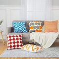 Orange Decorative Throw Pillow Covers, Fall Decorations Halloween 18 x