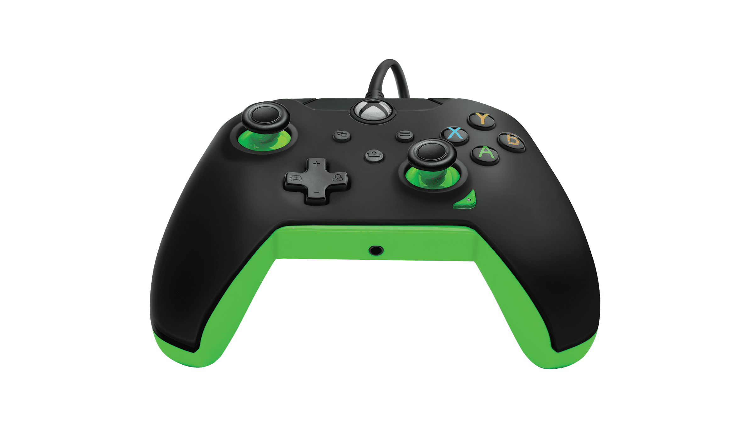 PDP Neon Wired Controller for Xbox & Windows 10/11, Black/Green