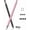Pink&Black, variant on Antier 3-in-1 Stylus Pen with 10 Replacement Tips, for Apple and Samsung, 2 Count
