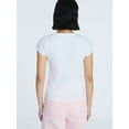 thumbnail image 3 of Free Assembly Women's Scoop Neck Tee with Short Sleeves, Sizes XS-XXL, 3 of 5