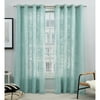 MoDRN Scandinavian Minimal Open Weave Curtain Pair - Set of 2