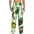 thumbnail image 3 of Daiia Green Avocado Men's Sleep Pant with Pockets and Drawstring,Pajama Pants-XX-Large, 3 of 9