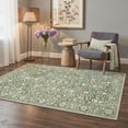thumbnail image 3 of KUETH 8X10 Vintage Area Rugs Machine Washable Rugs for Living Room, Non Slip Flat Pile Rug with Rubber Backing, Boho Rug for Entryway Bedroom Dining Room Home Office, 3 of 4