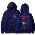 thumbnail image 3 of Sudadera con capucha estampada para hombre LOOK MOM I CAN FLY, ropa creativa con cuello redondo, sudadera de moda de gran tamaño, sudadera con capucha de cuello redondo para hombre, 3 of 5