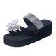 thumbnail image 2 of Sandalias de tacón con punta abierta para mujer, zapatos con lazo y punta abierta, sandalias cómodas, informales, cómodas, para la playa Wmkox8yii ytu6519, 2 of 9