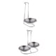 thumbnail image 1 of 2 Unidades Tapa Soporte de piezaza Utensilios de material acero Inoxidable Sopera Soporte De Con Estante, 1 of 9