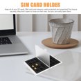 thumbnail image 4 of SHISUYAN Aluminum Alloy SIM Cards Case Mini SIM Cards Slots Storage Case Phone Card Holder, 4 of 8