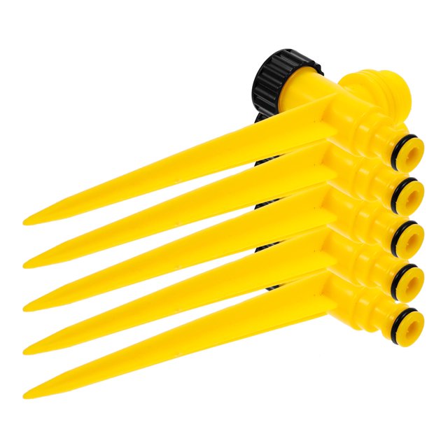 5 piezas de tapones para suelo de riego, estacas para riego, picos para riego resistentes y reutilizables.