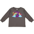 thumbnail image 3 of Inktastic 3rd Birthday Rainbow Number 3 Girls Long Sleeve Toddler T-Shirt, 3 of 5
