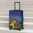 thumbnail image 2 of Lsque Scooby-Doo Printed Luggage Cover, Travel Luggage Protector,Scratch and Dirt Resistant, Fits 18-32 Inch Luggage - Small, 2 of 9