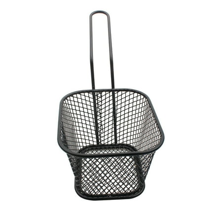 

wendunide kitchen gadgets Electroplate Stainless Steel Mini Frying Net Square Block Mesh Kitchen Tools Black