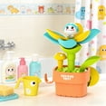 thumbnail image 3 of Elainilye Children's Bath Toys Watering Flower Pots Rotating Music Suction Cups Baby Shower Showerhead Sprinkler Toy, 3 of 6