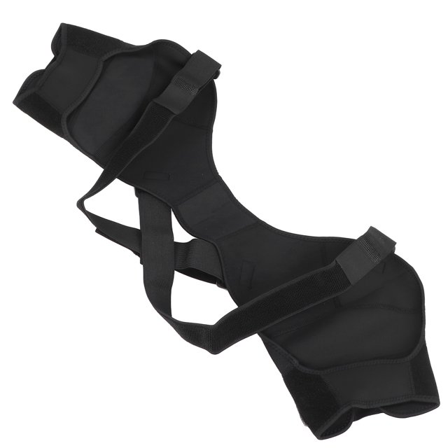Sangle de Soutien pour Épaule, Soulage la Douleur Réduit les Blessures Augmente la Circulation, Tiraillement Ajustable, Soutien Parfait pour Ceinture d'Épaule Double Attelle de Soutien pour Épaule