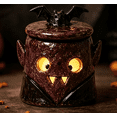 thumbnail image 4 of Hand-Sculpted Halloween Mini Lanterns, Tea Light Holder,Halloween Candle Holder, Rustic Fall Decor, Cute Spooky Table Decor for Tiered Tray Home Mantel Party,E, 4 of 5