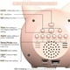 thumbnail image 5 of Despertador para NiñOs Dormitorio NiñOs Reloj de Entrenamiento de Dormir para NiñOs PequeñOs Despertador Reloj con Luz para Regalos Rosa, 5 of 8