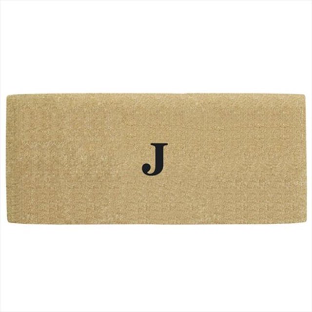 Nedia Home O2131K Heavy Duty Coir Mat -30 In. x 48 In. No Border- Monogrammed K