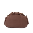 thumbnail image 3 of KAUKKO Vintage Casual Canvas and Leather Rucksack Backpack, 1Coffee, 3 of 4