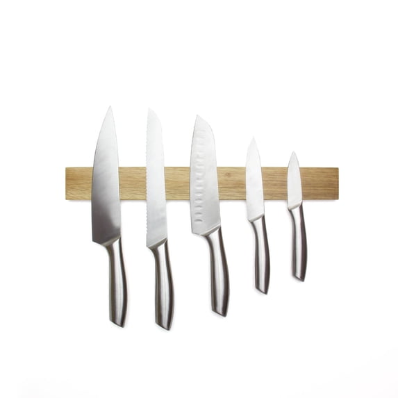 Magnetic Knife Rack - Rubberwood (Pack of 1)