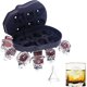 thumbnail image 1 of Molde de cubitos de hielo de silicona con calavera 3D, máquina de hielo redonda fresca, puede hacer 4 cubitos de hielo en forma de calavera vívida, para máquina de hielo de whisky y cóctel (6 rejilla TUNC Sencillez, 1 of 5