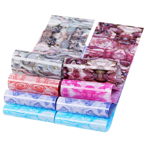 Fridja 1 Second Nail Art Sticker 10pcs/set Galaxy Nail Sky Paper 20*4cm Nail Sticker