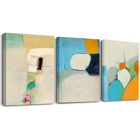 Canvas Wall Art For Living Room Minimalist Abstract Wall Decorations For Bedroom Modern Office Wall Decor Paintings Abstract Pictures Artwork Boho Canvas Art Prints Kitchen Home Decor 3 Piece Set