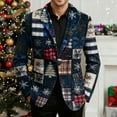 thumbnail image 5 of Qepwscx Blazer for Men Two Button Notched Lapel Suits Jacket Christma Graphic Corduroy Xmas Jacket Ugly Christma Suits Casual Business Jackets Sports Coats Slim Fits Plus Size Blazer S-4X, 5 of 7