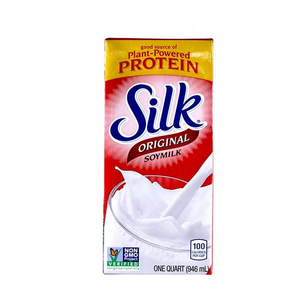 Silk Soy Milk Plain Aseptic, 32ounces (Pack of6)