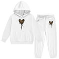 thumbnail image 6 of oqasdz Valentine's Day Girls Sweatsuit Hooded Leopard Heart Print Sweatshirts and Joggers Pants Outfit With Front Pockets For Casual Sports Wear Tracksuit, 6 of 6