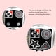 thumbnail image 2 of Juguete De Dados De Bebé De Fibra Suave Juguete Geométrico Blanco Y Negro Educación De Colores Vivos Forma Geométrica Juguete Infantil Encaje Con Diseño De Campana Para Niños Y Niñas Speravity FN002323-00, 2 of 5