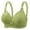 Green, variant on Cute Push Up Bralettes for Women Plus Size Full Coverage Wireless Bras Underwear Soft Ruched Support T-Shirt Bra, 36/80BC Purple