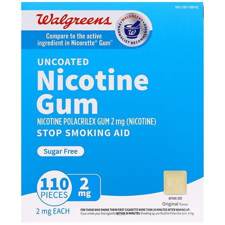 Nicotine Gum, 2mg Original