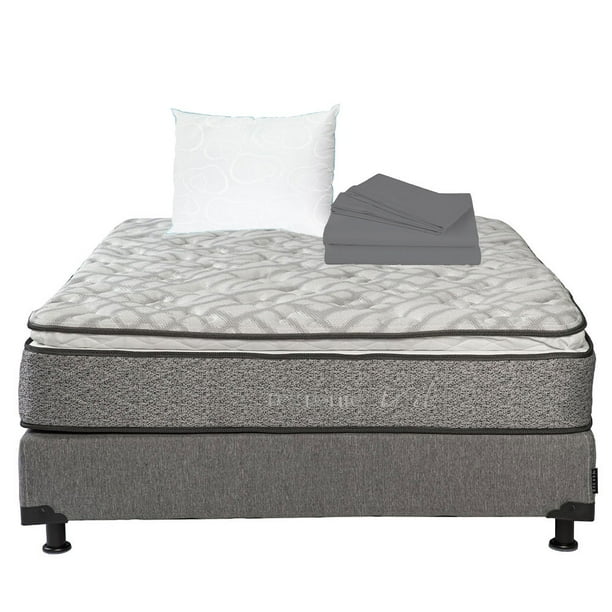 Colchón Individual + Box + Almohada Osos + Sábanas Restonic DICASA Vail