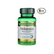 Nature's Bounty 5Mg Melatonin Treat Relaxation & Sleep Aid, 90Ct, 6-Pack